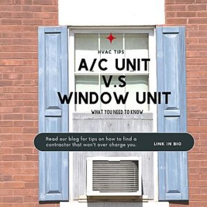A/C unit vs Window Units